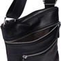 Мужская сумка планшет Borsa Leather черная (K1307-black): Застежка Молния