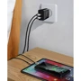 Зарядное устройство Baseus USB Wall Charger Speed Mini 2xUSB 2.1A 10.5W Black with Lightning Cable (TZCCFS-R01): Количество USB-портов 2
