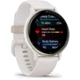 Смарт-часы Garmin Vivoactive 5 Cream Gold Aluminium Bezel with Ivory Case and Silicone Band (010-02862-11): Время работы до 11 дней