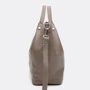 Женская сумка тоут Ricco Grande коричневая (1L575br-brown): Фактура Матовая, Зернистая