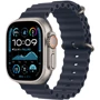 Apple Watch Ultra 2 2024 GPS + Cellular 49mm Natural Titanium Case with Navy Ocean Band (MX4D3UL/A) фото 7