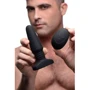 Анальная пробка с вибрацией Rimmers Slim R Smooth Rimming Plug With Remote (черный)
