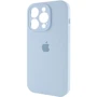 Чехол для iPhone Mobile Case Silicone Case Full Camera Protective Sweet Blue for iPhone 13 Pro Max: Материалы Силикон