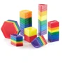 Конструктор Guidecraft PowerClix Solids, 94 детали (G9423): Рекомендуемый возраст от 3 лет