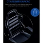 Кресло игровое Anda Seat Luna Color Size L Black/Blue PVC фото 13
