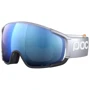 Горнолыжная маска POC Zonula Race Argentite Silver/Uranium Black/Partly Sunny Blue (PC 408928712ONE1): Форма линзы цилиндрическая