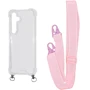 Аксесуар для смартфона WAVE Clear Case with Strap Pink Sand для Samsung S921 Galaxy S24