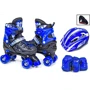 Комплект квадов с защитой Scale Sport. Dark blue (размер 34-37) 591205064: Цвет синий
