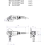 Болгарка (угловая шлифмашина) Metabo WE 26-230 MVT Quick (606475000): Макс. частота вращения диска 6600 об/мин