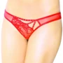 Женские трусики SoftLine - Thongs 2441, M/L (red)
