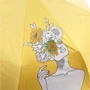 Парасолька жіноча механічна Fulton жовта (FULL884-Sunflowers): Розмір купола Средний