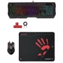 Комплект проводной A4Tech Bloody B1700 USB Black (Bloody B1700 Black): Тип сенсора оптический
