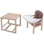 Стульчик-трансформер Babyroom Винни-230 eko без лака пластиковая столешница шоколад-капучино (мишка и звезда) (680568)