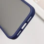 Чехол для iPhone Mobile Case TPU+PC Metal Buttons Blue for iPhone 16 Pro Max: Материалы поликарбонат и полиуретан