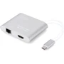 Адаптер Digitus Adapter USB-C to HDMI + 2xUSB + RJ45 Silver (DA-70847)