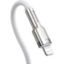 Кабель Baseus Cable USB-C to Lightning Cafule Metal PD 20W 1m White (CATLJK-A02) фото 3