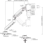 Крепление для мониторов Officepro MA801B фото 8