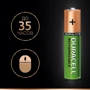 Аккумуляторы Duracell никель металлгидридные AAA HR03 750 мАч 2шт. фото 4