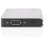 Адаптер Digitus Adapter USB-C to HDMI+VGA+2xUSB+USB-C+SD/TF+RJ54 Silver (DA-70866): Інтерфейс підключення USB-C