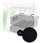 Захисна накидка Flamingo Car Safe Deluxe в багажник авто для собак, нейлон 165x126 см чорна (5331473) фото 3