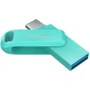 USB-флешка SanDisk 128GB Ultra Dual Drive Go USB 3.1/Type-C Green (SDDDC3-128G-G46G): Объем памяти 128 GB