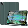 Аксессуар для iPad BeCover Tri Fold Soft TPU with Pencil mount Dark Green for iPad Pro 11 (2018-2022) (711110)