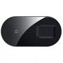 Зарядний пристрій Baseus Dual Wireless Charger Pro Edition Black (WXJK-C01) for Smartphones and Pods