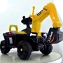 Детский электромобиль Bambi Racer трактор с ковшом, желтый (M 5790BLR-6): Вид трактор