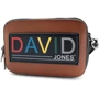 Женская сумка кросс боди David Jones коричневая (7771685): Пол Женский