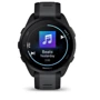 Смарт-часы Garmin Forerunner 165 Music Black/Slate Grey (010-02863-30): Фитнес-функции Подсчет калорий, Альтиметр, GPS-модуль, Пульсоксиметр, Шагомер, Пульсометр