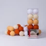 Гирлянда Cotton ball lights на 10 шаров 2,7м, Orange: Тип Хлопковые шарики