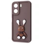 Чохол для телефона Mobile Case Pretty Things Brown/Rabbit for Xiaomi Redmi 13C 4G / Poco C65