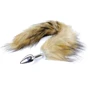 Анальная пробка S с хвостом BOSS of TOYS Boss Series - Fox TAIL Brown XL, BS6400098