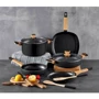 Сковорода для млинців Bergner Earth black BG-34626-BK 24 см (00000025166): Антипригарне покриття ILAG