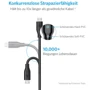 Кабель ANKER USB Cable to microUSB Powerline V3 1.8m Space Grey (A8133H11): Длина 1.8 м