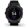 Смарт-часы Garmin Epix Pro (Gen 2) 47mm Sapphire Carbon Grey DLC Titanium with Black Leather Band (010-02803-30): Дисплей 1.3 AMOLED (416x416)