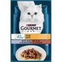 Вологий корм GOURMET Perle Duo для дорослих котів міні філе в підливці з телятиною та качкою 26х85 г (7613033580024/8445291187719): Тип вологий корм