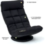 Геймерське крісло Cyberlux GM-F03 Fabric Black (арт. GM F-03 B) фото 14