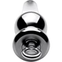 Анальная пробка Tom of Finland Weighted Aluminum Plug with Pull Ring, 13.5см