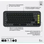 Комплект беспроводной Logitech POP Icon Combo Graphite (920-013156): Тип сенсора оптический