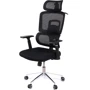 Кресло АКЛАС Арктик BL R-SR LVB-308 Black OS-3000 Black Черное (00144002)