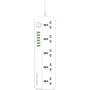 Мережевий фільтр ProLogix Premium PR-SC5614W (PR-SC5614W): Кількість USB портів, шт 6