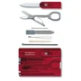 Мультитул Victorinox Swisscard 82Х54Х4мм/10предметов/красный-прозрачный (0.7100.T): Тип Карта