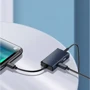 Адаптер WIWU Adapter LT02Pro USB-C to 2xUSB-C+3.5mm Grey фото 4