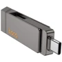 USB-флешка Hoco 128GB UD15 Clever Dual USB 3.2/Type-C Gray: Максимальная скорость записи, МБ/с 100