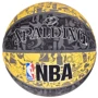 Мяч для игры Spalding NBA Graffiti Outdoor баскетбольный размер 7 серо-желтый (3001551011517) фото 6