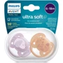 Пустушка Philips Avent Ultra Soft, 6-18 міс., Дизайн для дівчаток, 2 шт (SCF091/18)