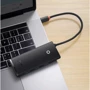 Адаптер Baseus Adapter Lite Series USB-C to 3xUSB3.0+USB-C+HDMI Black (WKQX040001) фото 5