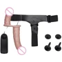 Страпон LYBAILE Ultra Passionate Harness Dual Vibration Flesh