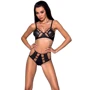 Комплект белья Passion TASMINA SET Black XXL/XXXL